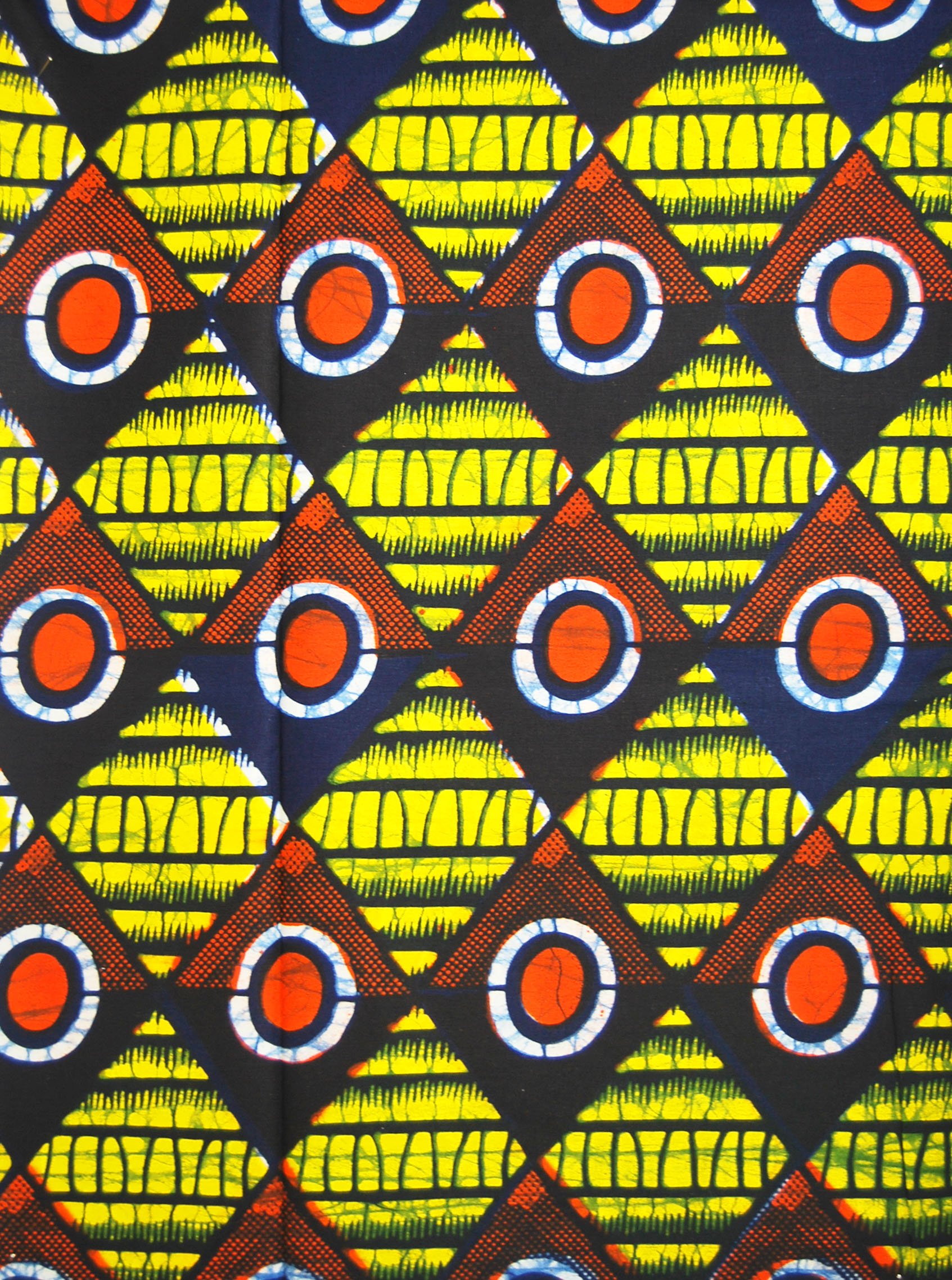 Tessuto Wax Print - Design Geometrico - cod.365/A product image (1)