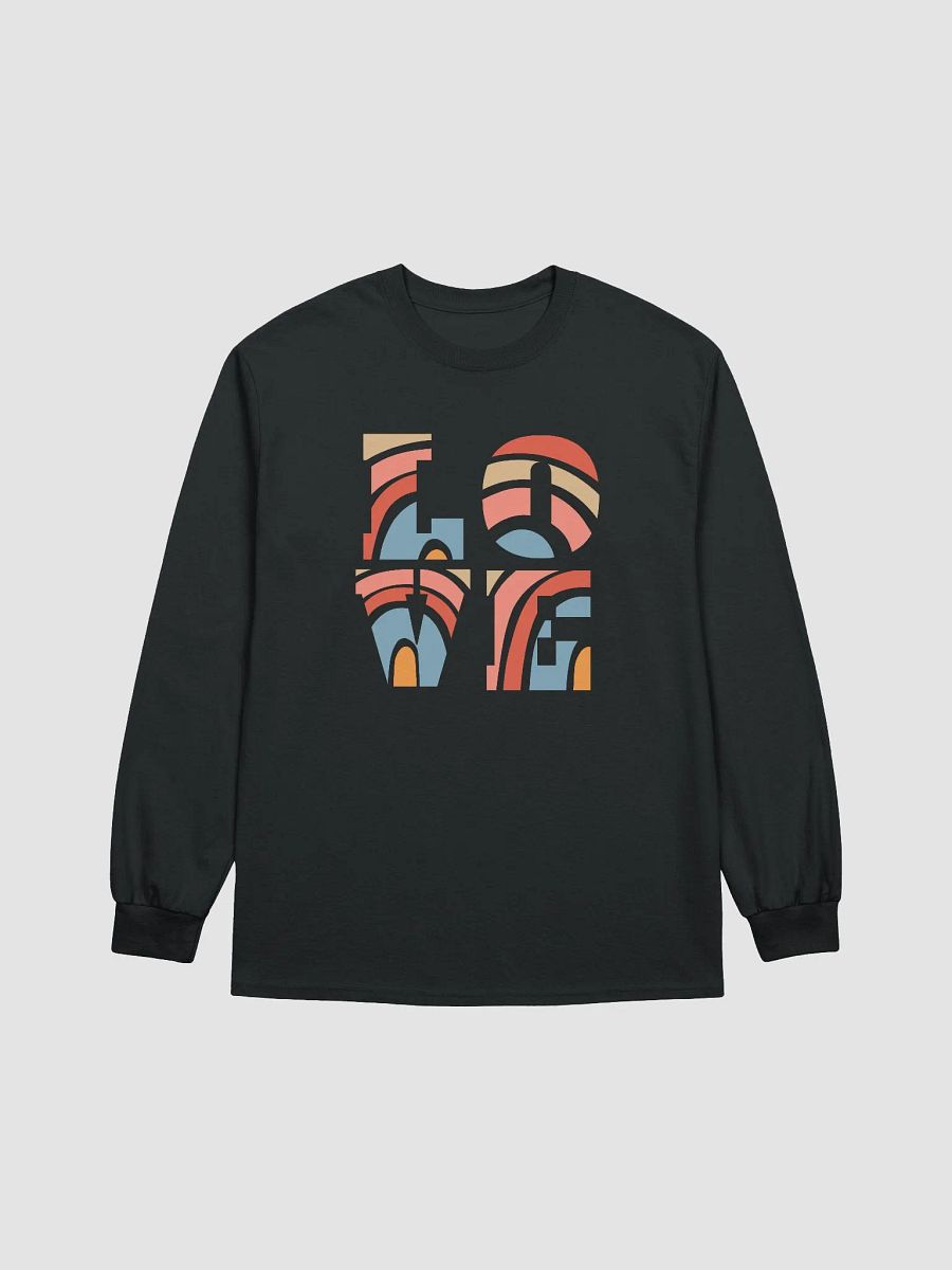 retro Love logo sweatshirt colorful design product image (3)