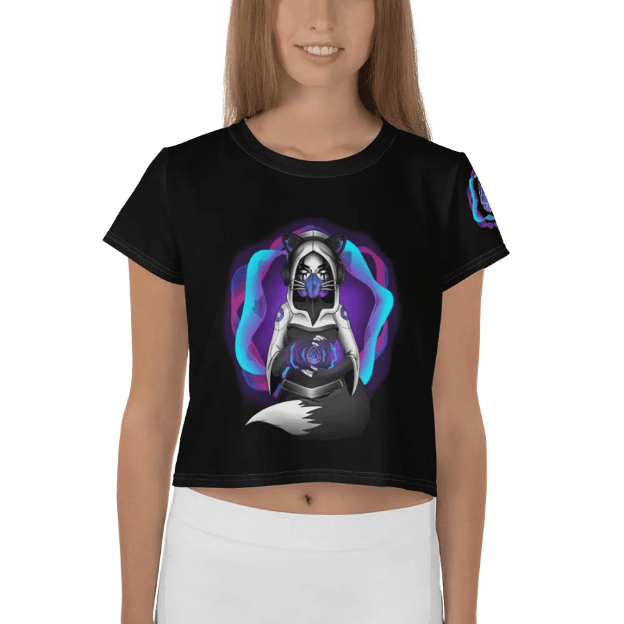 Galactic Waves Cropped T-Shirt product image (1)
