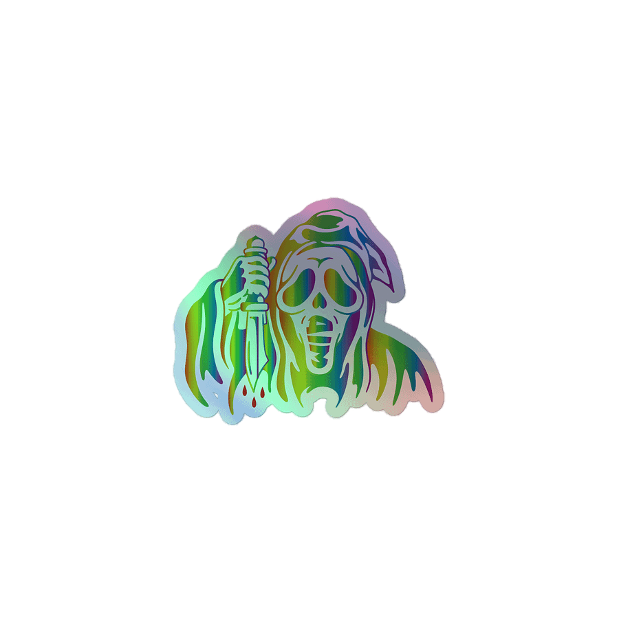 Rainbow Ghost AIM Holographic Sticker product image (1)