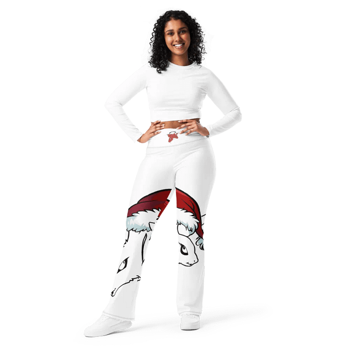 Santa Rabbits All-Over Flare Leggings product image (2)