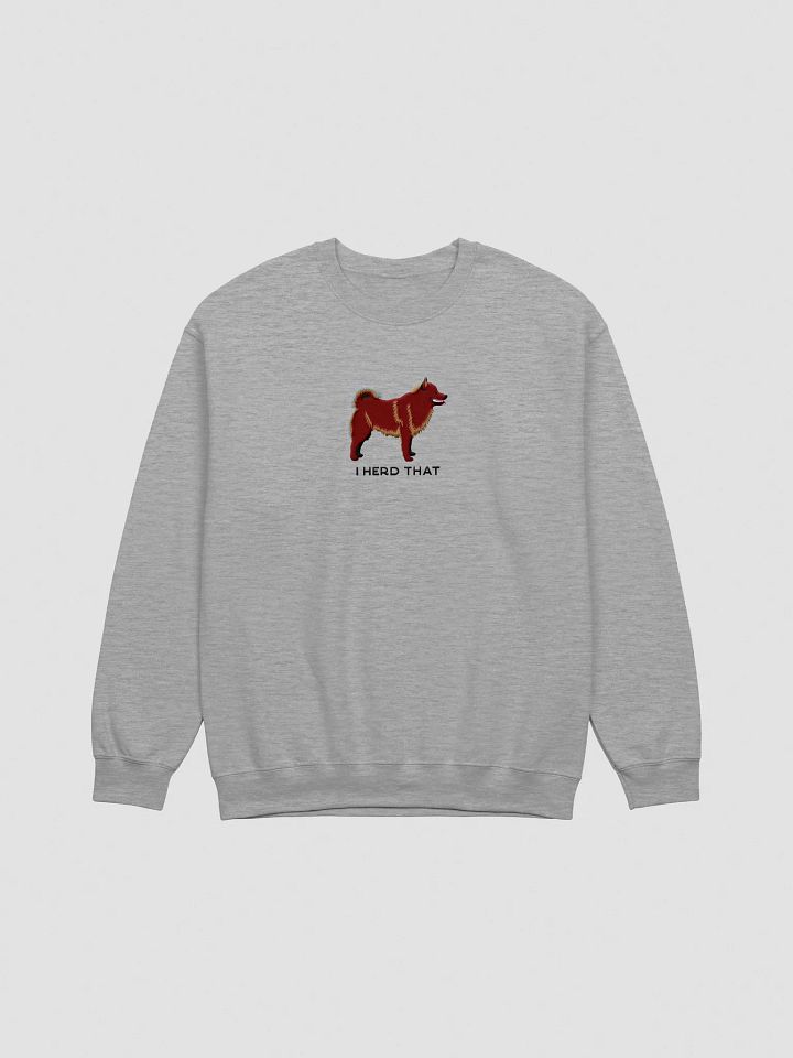 I Herd That Sweatshirt (Embroidered) of a Schipperke(Brown) product image (10)