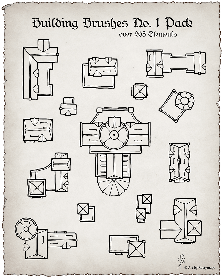 Map maker - Brush final bundle Pack product image (10)