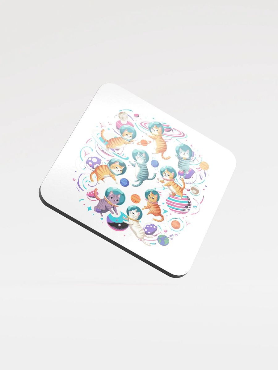Cats In Space Astro Glossed Coasters Set product image (2)