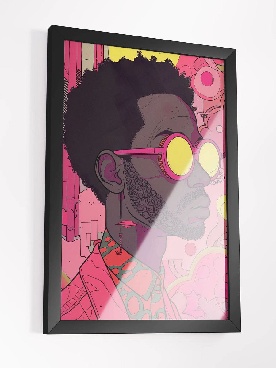 Retro Shades: Street Style Pop Art Framed Poster product image (3)