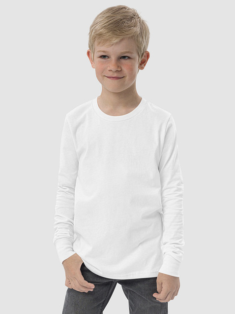 Photo showing Bella+Canvas Youth Long Sleeve T-Shirt