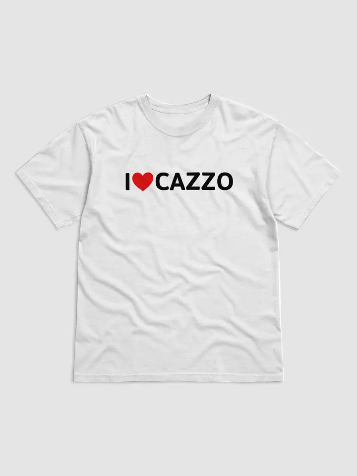 i ♥️ cazzo t-shirt light product image (4)