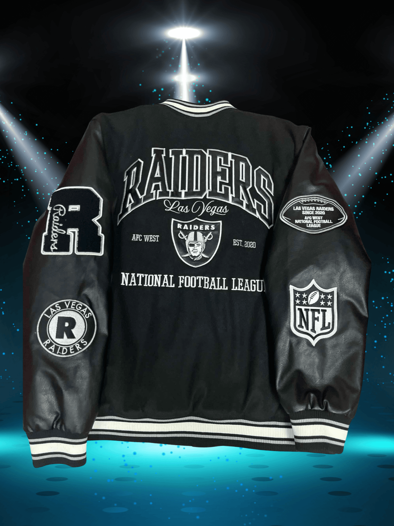NFL RAIDER Leather Jacket ( Limited to 1pc only / Size - 2XL ) product image (2)