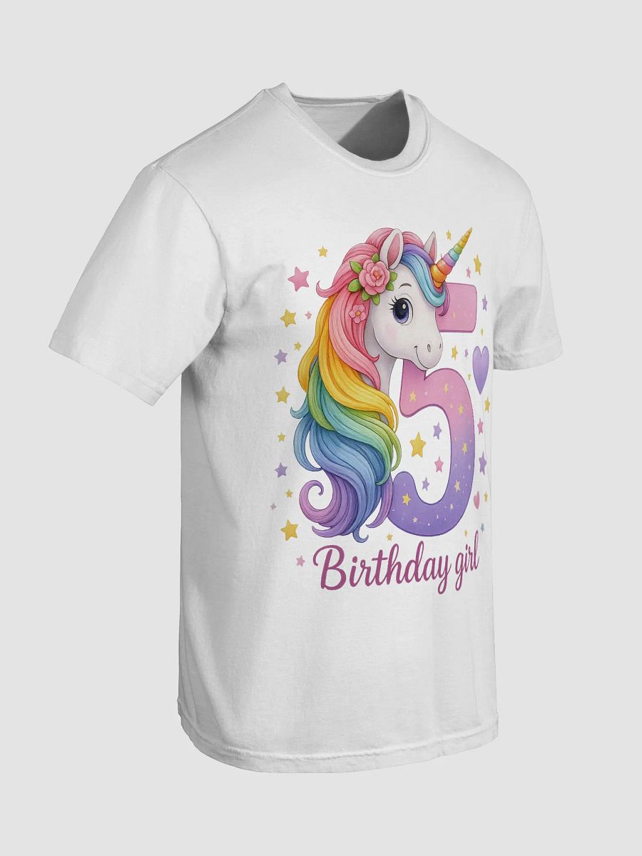 Birthday Girl Unicorn T shirt product image (7)