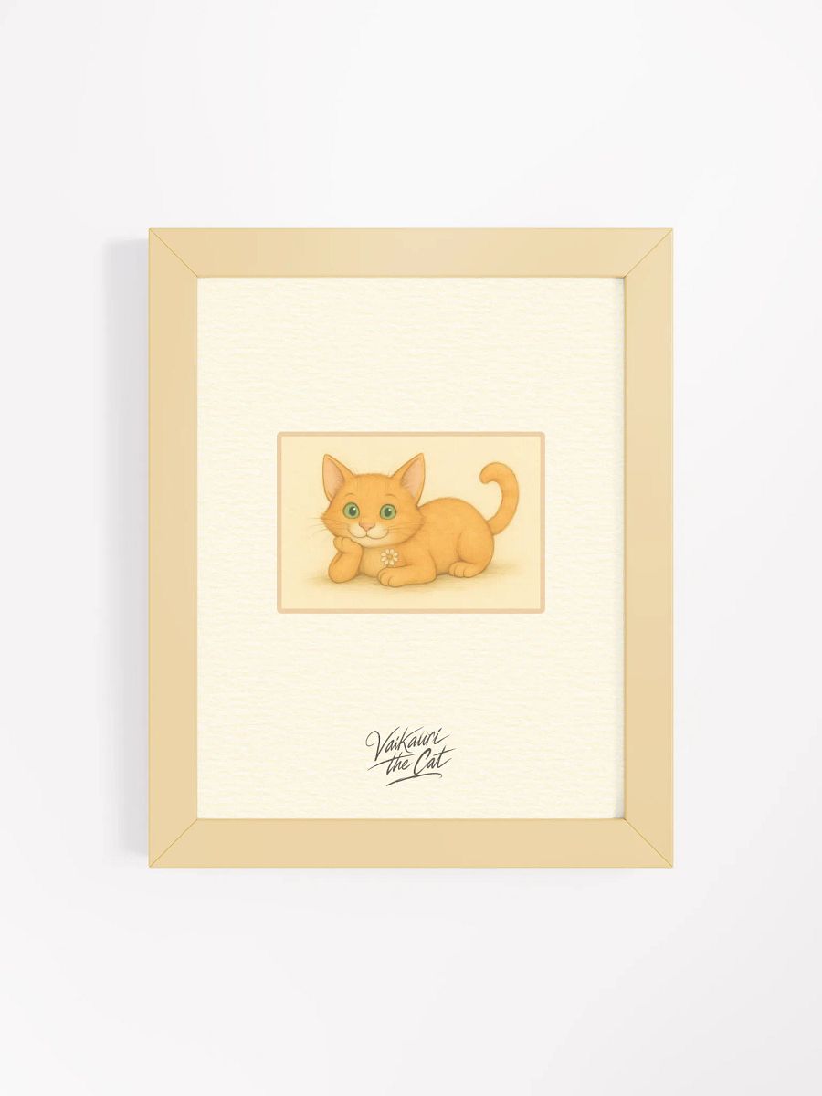 Vaikauri the Cat Framed Matte Artprint product image (8)