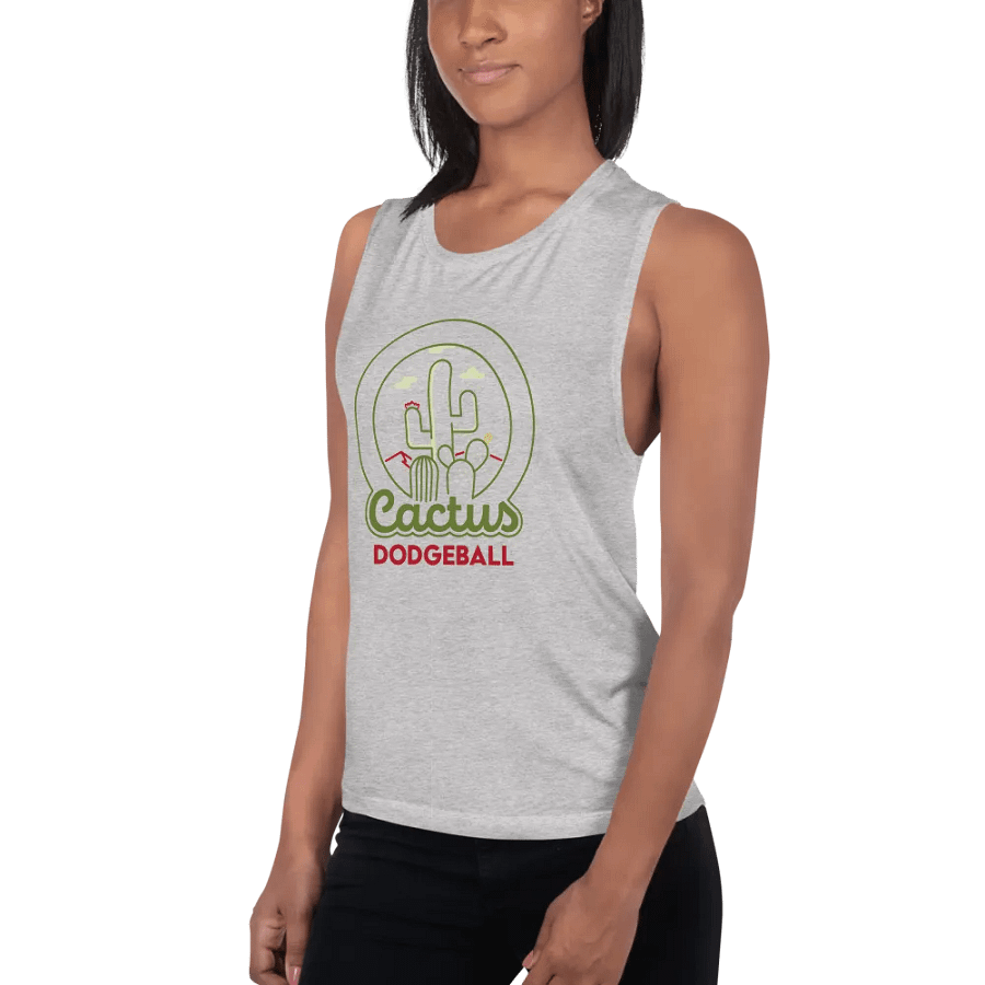 Cactus Dodgeball Women's Muscle Tank product image (20)