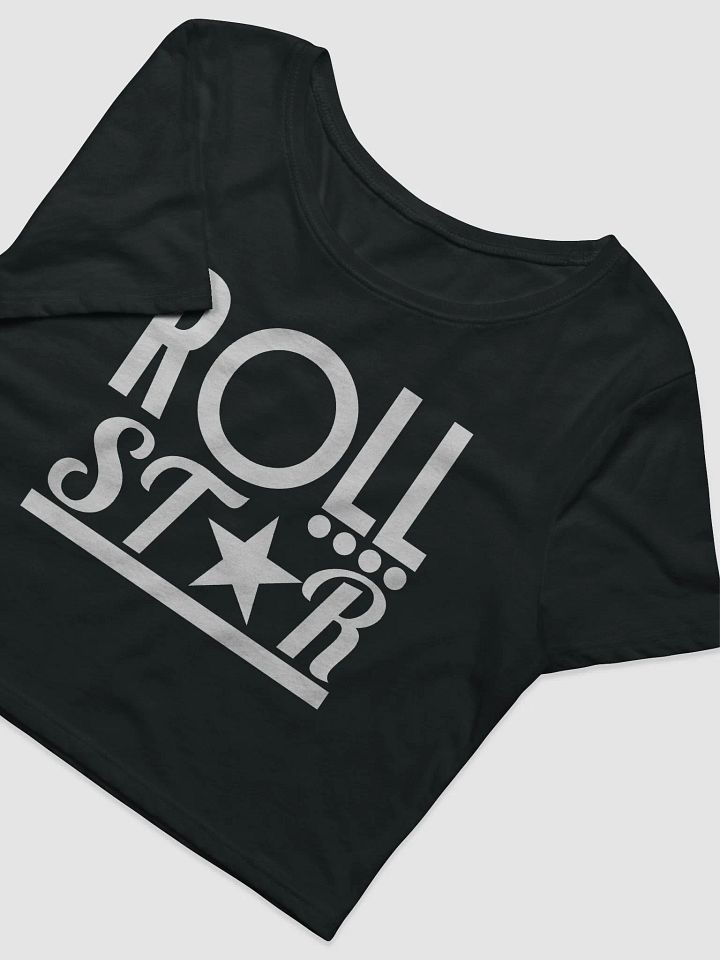 OG ROLLSTAR WHITE LOGO CROP TOP product image (2)