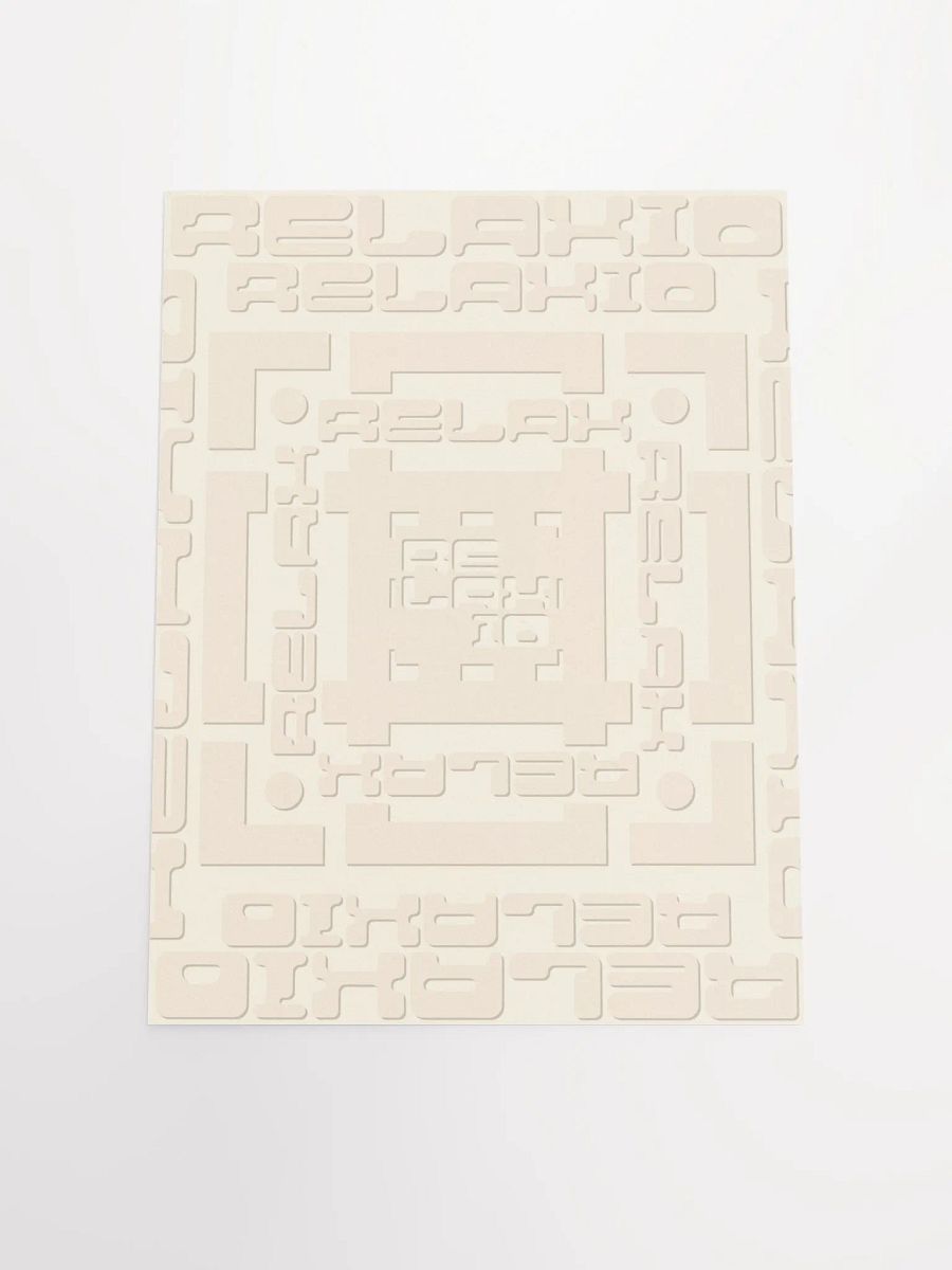 Relaxio Block Poster (Sand) product image (4)