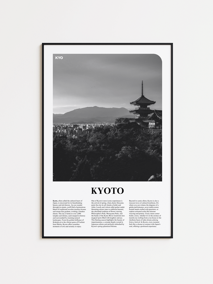 Kyoto 01 Newspaper Poster product image (1)