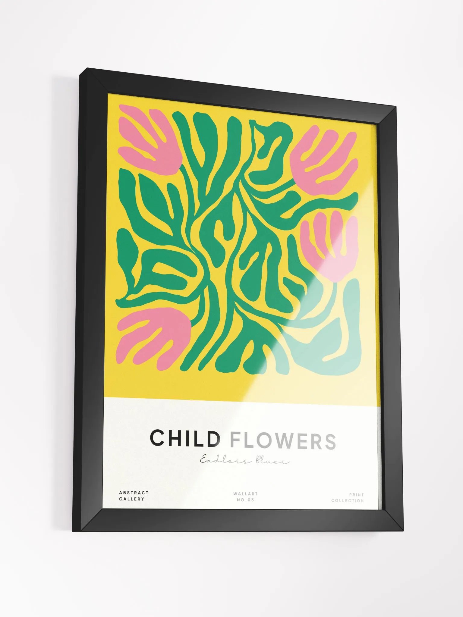 Child Flowers No.3 - Framed Poster product image (3)