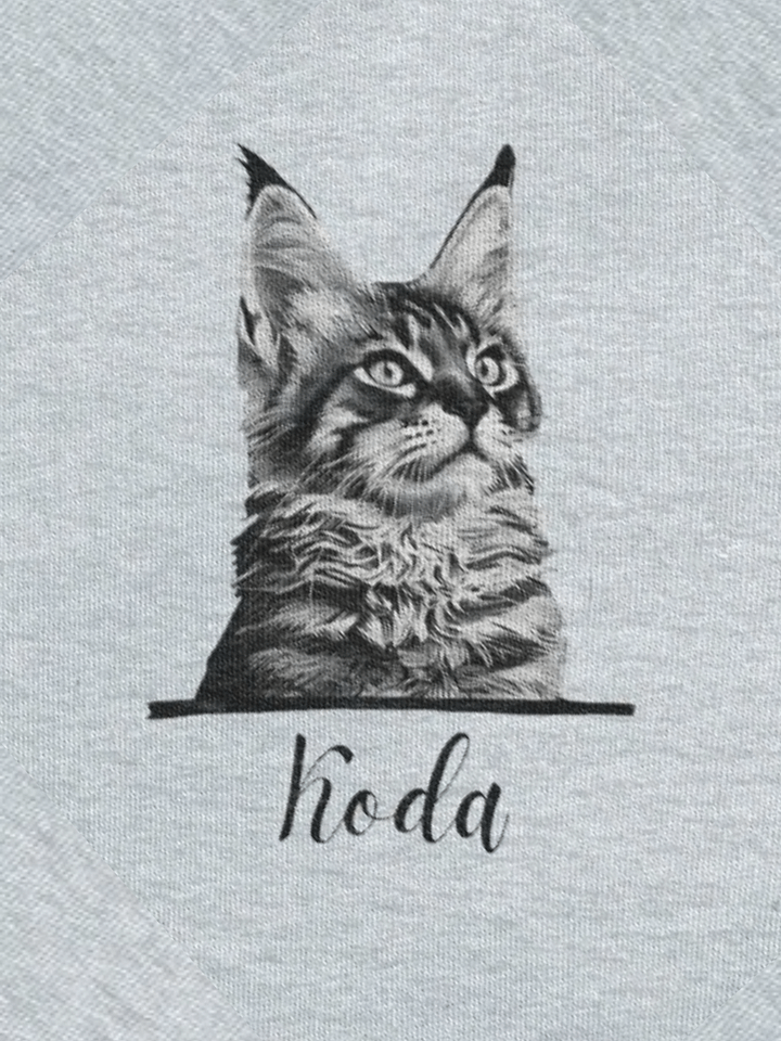 YOUR MAINE COON! / T-SHIRT WITH PERSONALIZED NAME product image (2)