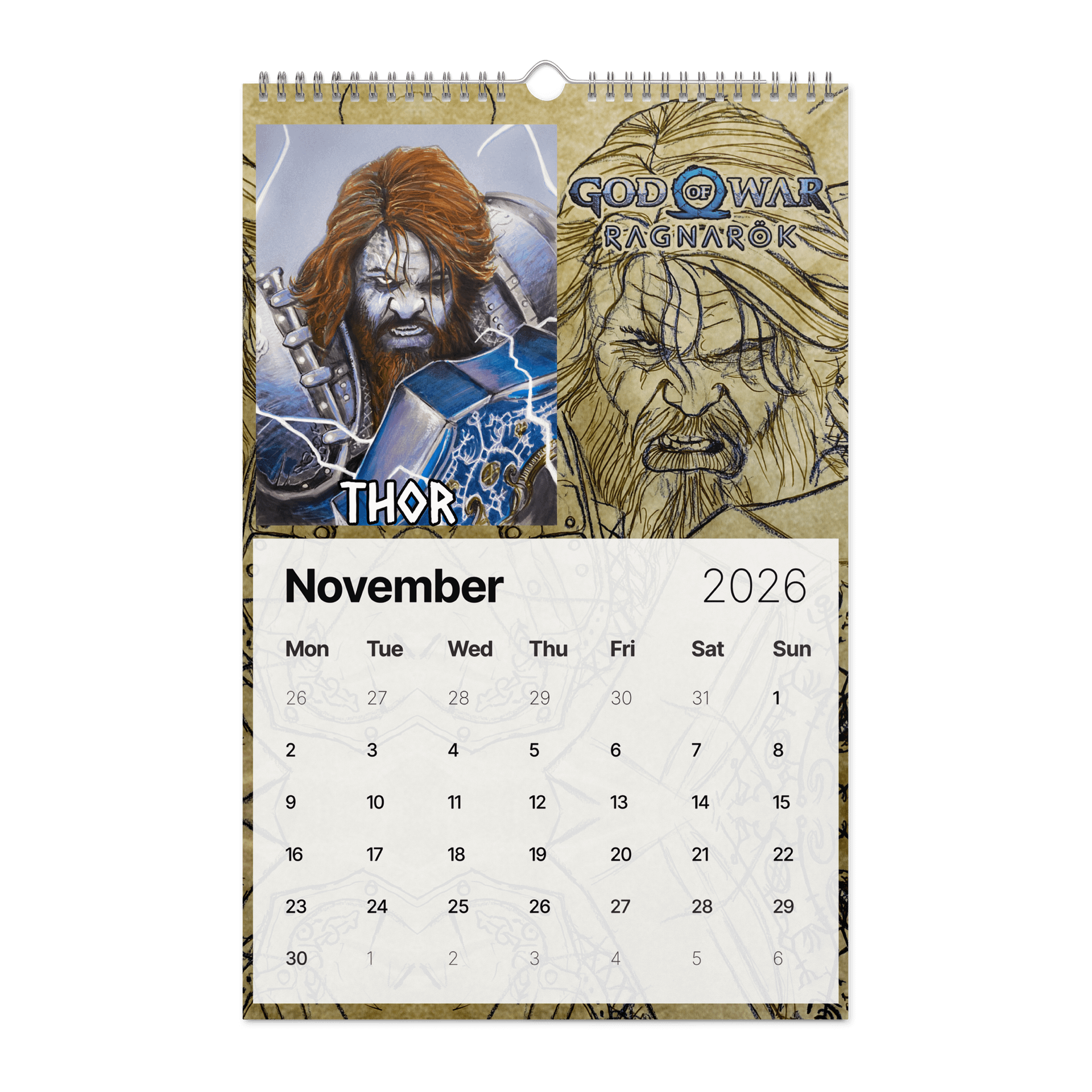 ELFSAR's 2026 God of War Ragnarök Calendar product image (11)