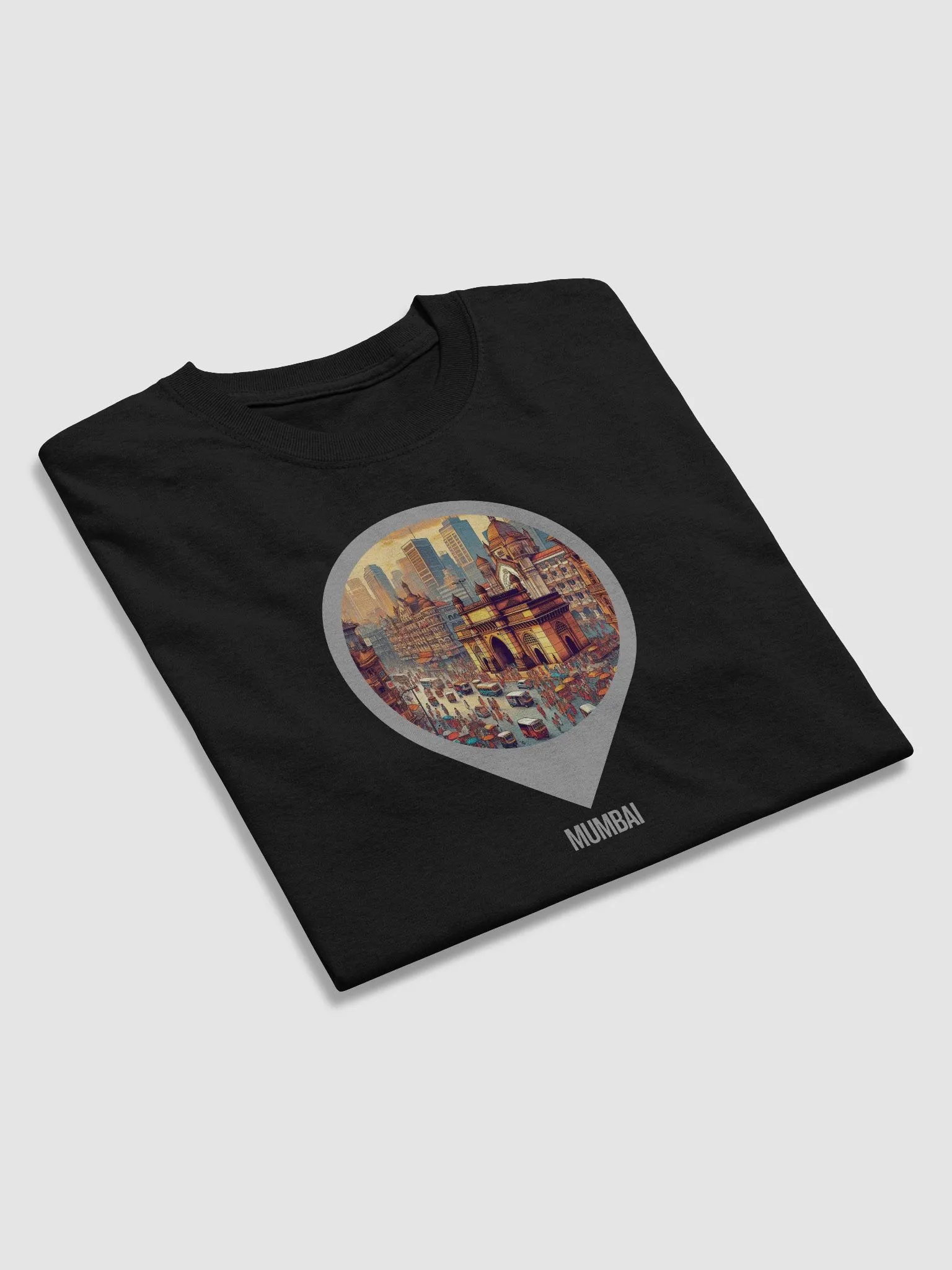 Urban Majesty T-Shirt | Ai Design mumbai city product image (39)