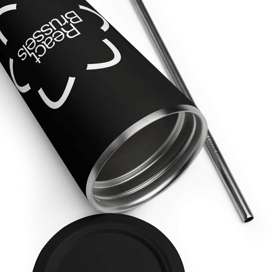 RB Insulated Tumbler with a Straw Black product image (12)