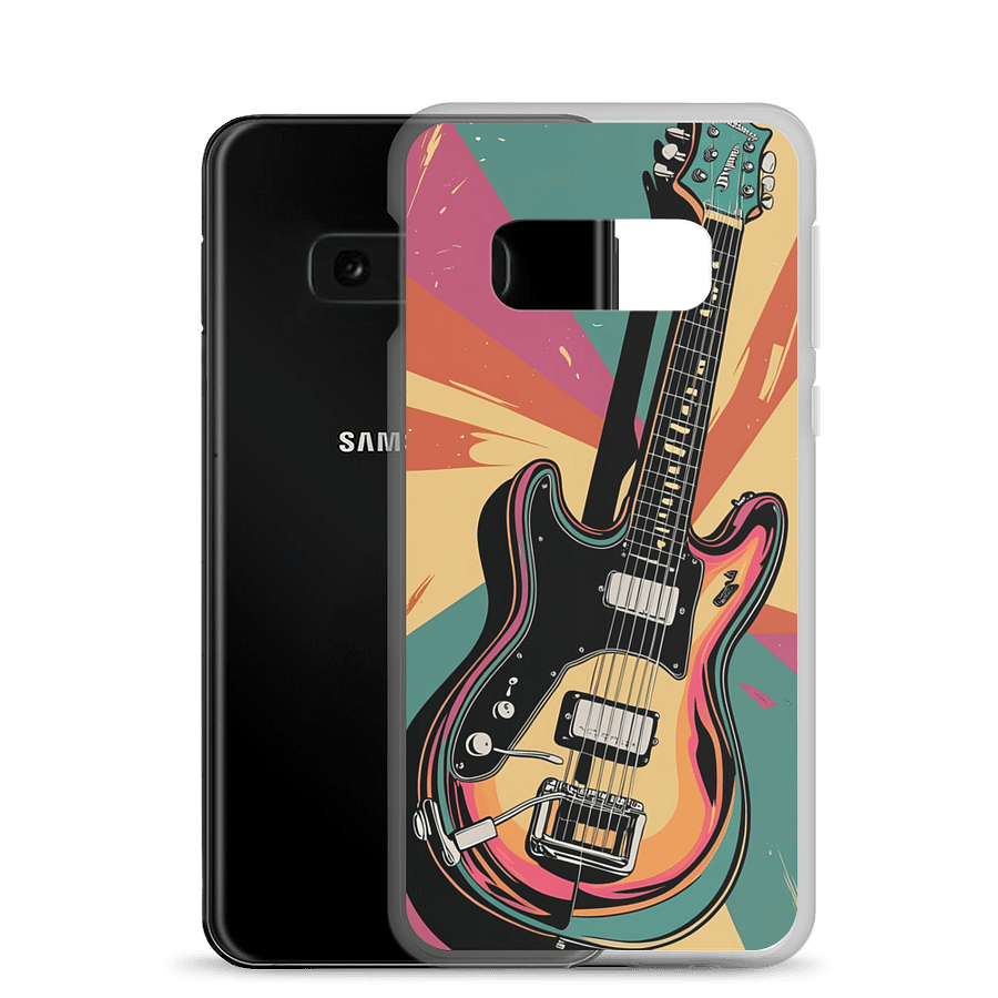 Vibrant Guitar Art Clear Samsung® Case product image (24)