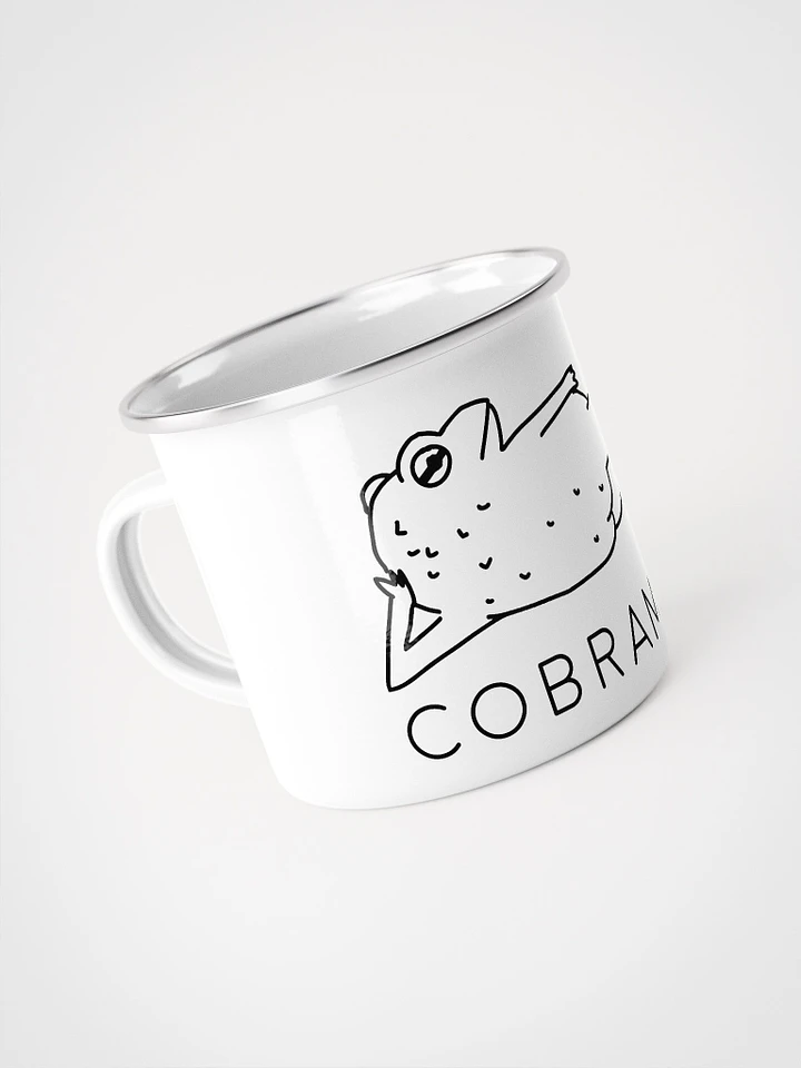 CobraMode Frog Pinup Enamel Mug product image (1)