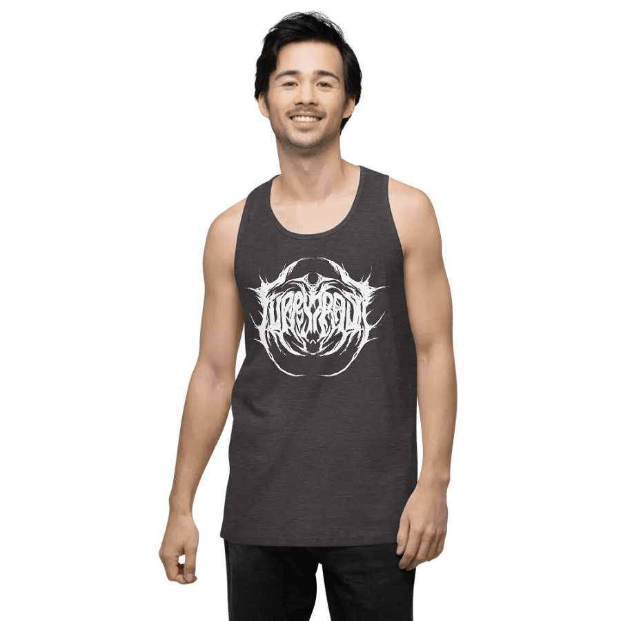 Furry Trash Metal Logo Tank - White Print product image (1)