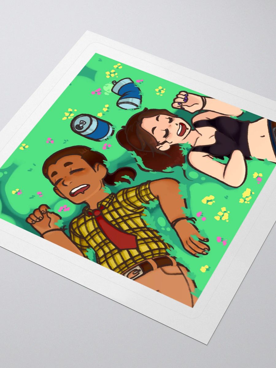“Moment Before the Rot” – Crow + Layla Kisscut Sticker product image (3)