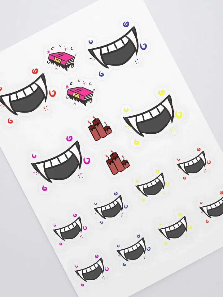 TsgIsLIve Fangs Sticker Sheet (30% OFF!) product image (1)