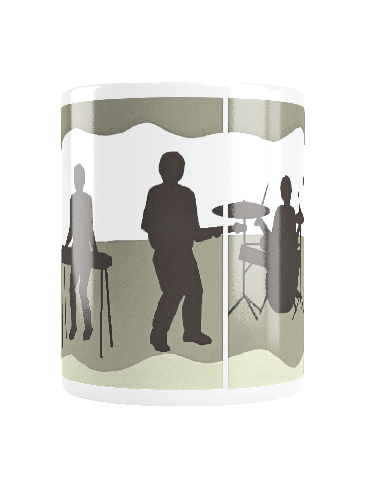 Rock Band White Glossy Mug product image (6)