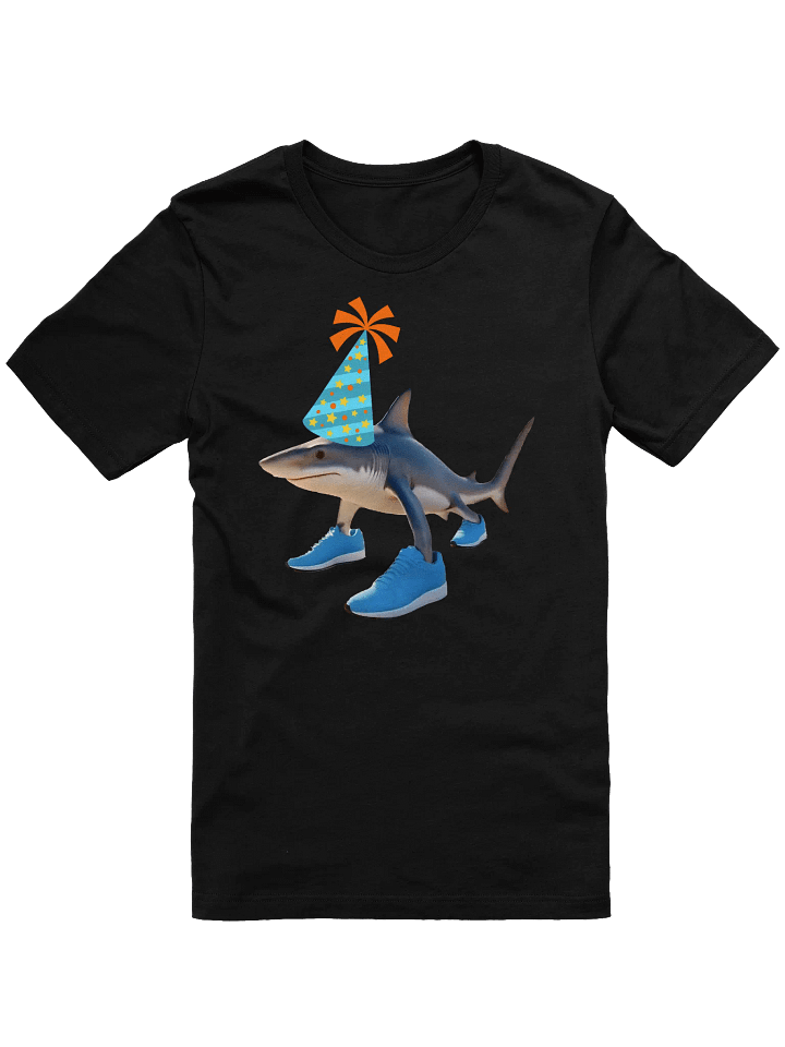 Tralalero Tralala Shark Birthday Hat T-Shirt product image (4)