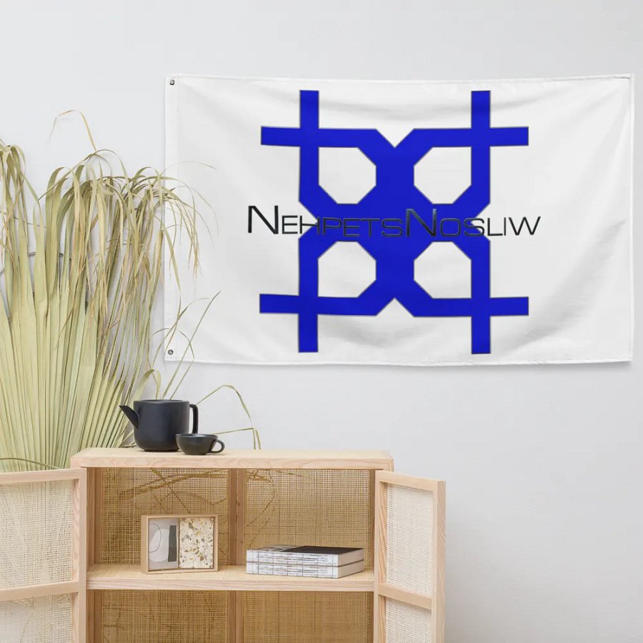 Nehpets Blue Logo Flag product image (7)