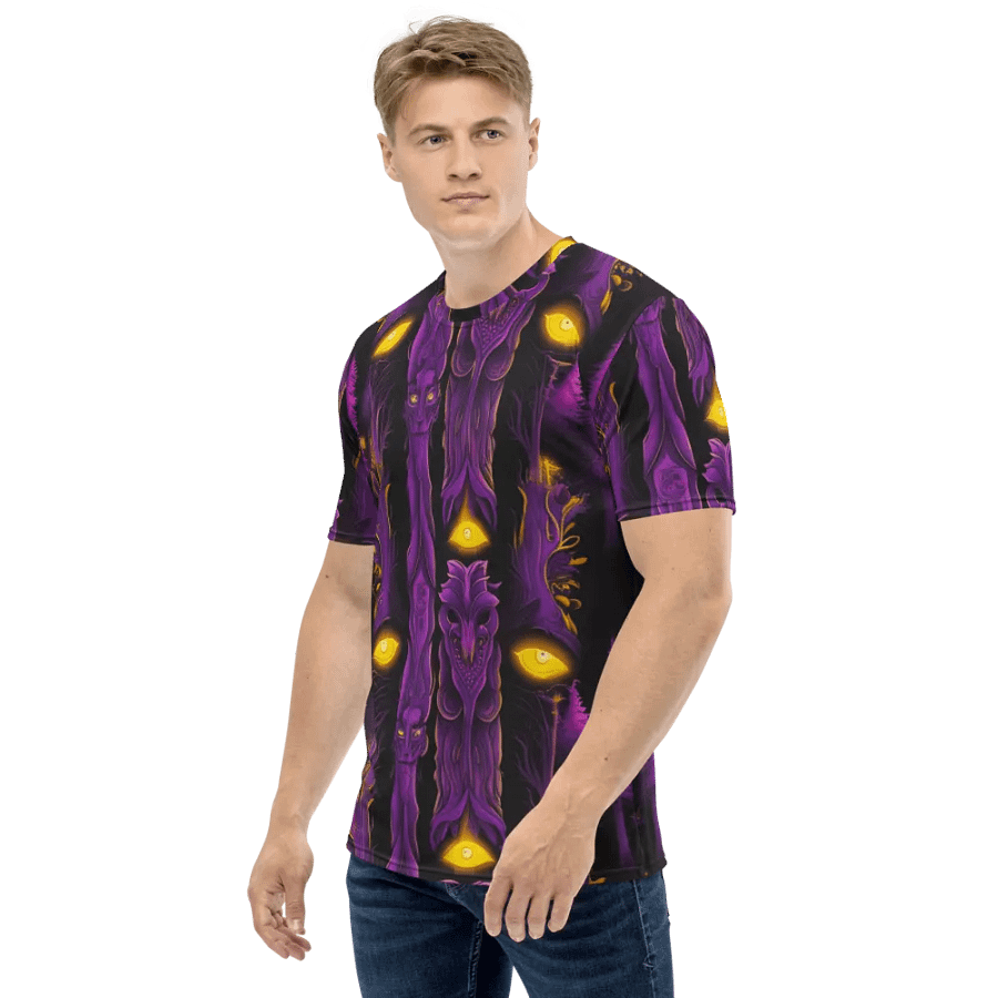 Haunted Forest Glowing Eyes T Shirt product image (5)