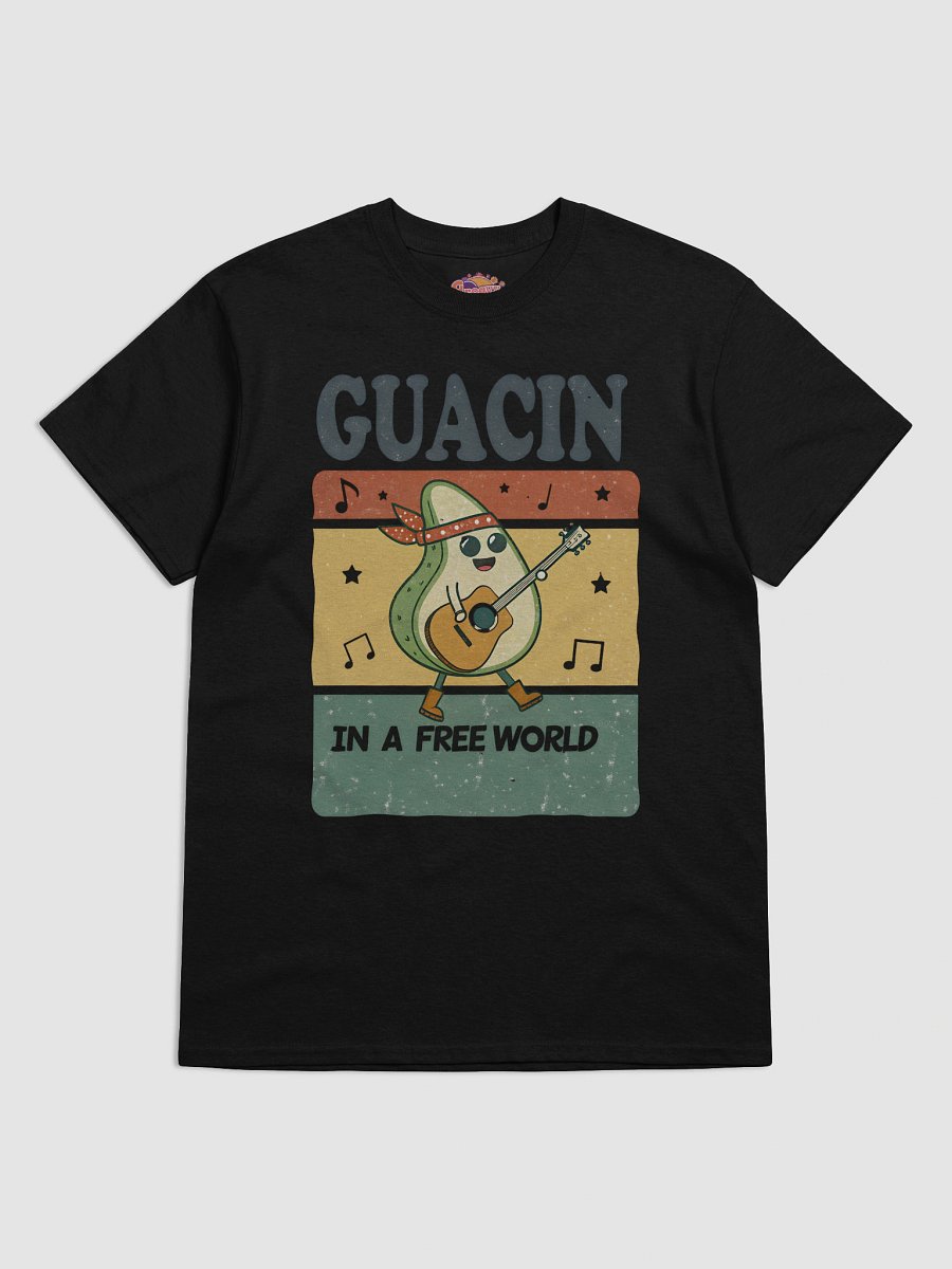 Guacin in a Free World Avocado Guitarist T-Shirt product image (6)