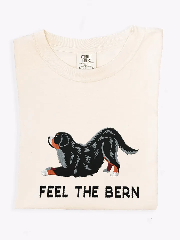 Feel the Bern T-Shirt(Embroidered) of a Bernese Mountain Dog product image (1)