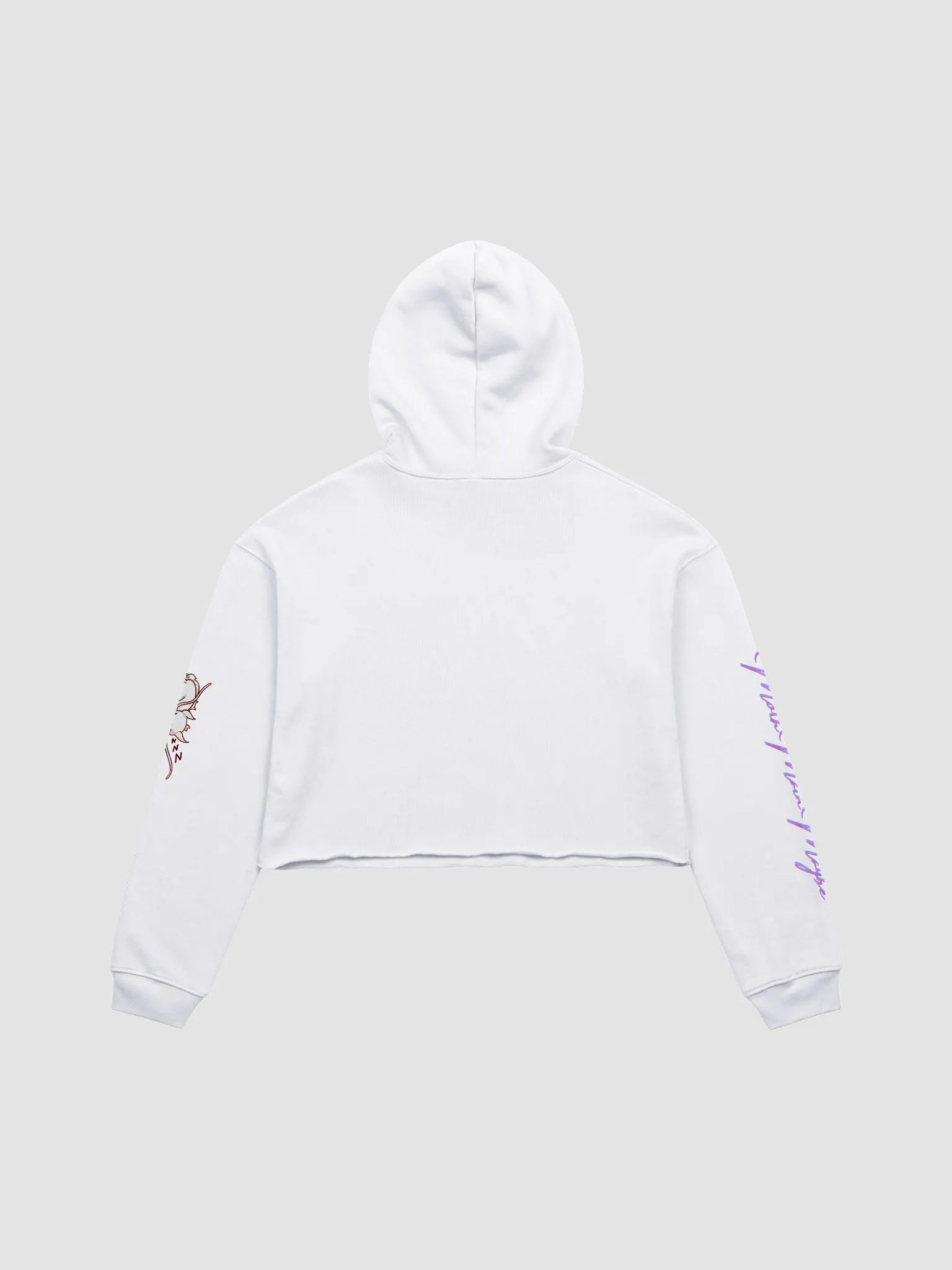 Moth Feminine Crop Hoodie product image (3)