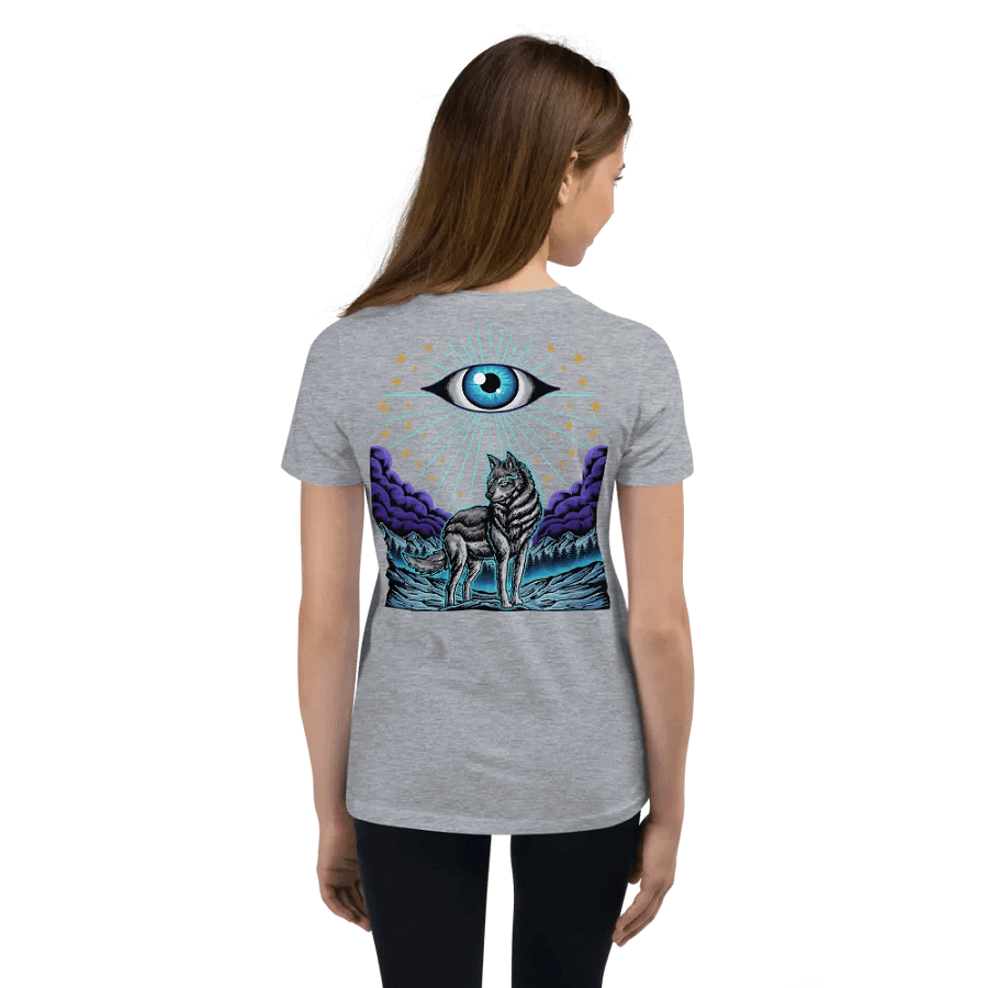 Wolf Sky Front/Back Kids Tee product image (2)
