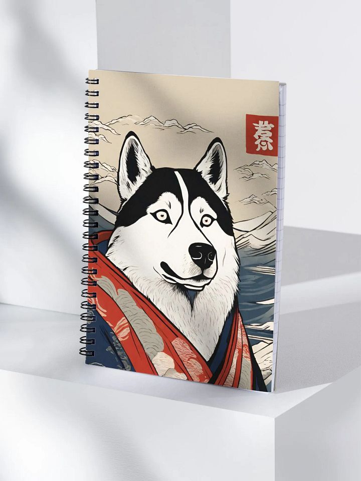 Funny Husky Oriental Spiral Notebook product image (1)