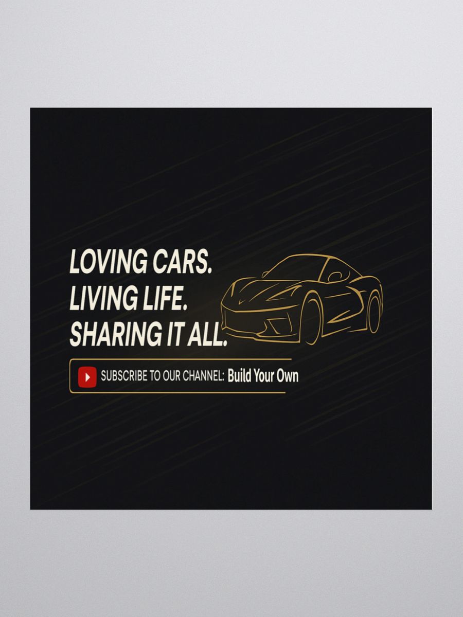 3" Die-Cut Sticker – Build Your Own Lifestyle Decal product image (1)