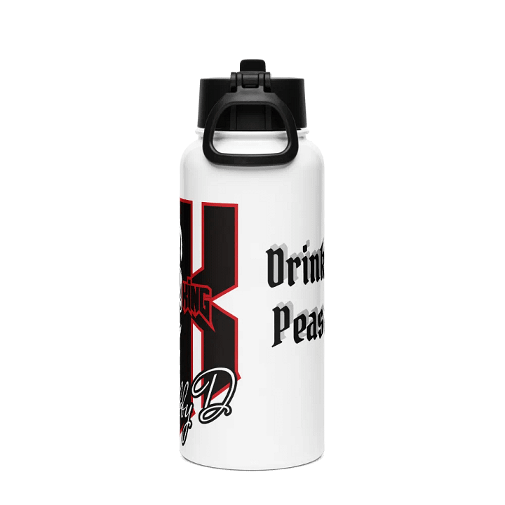 Rock King 32oz Stainless Steel Water Bottle – “Drink Up, Peasant” product image (2)