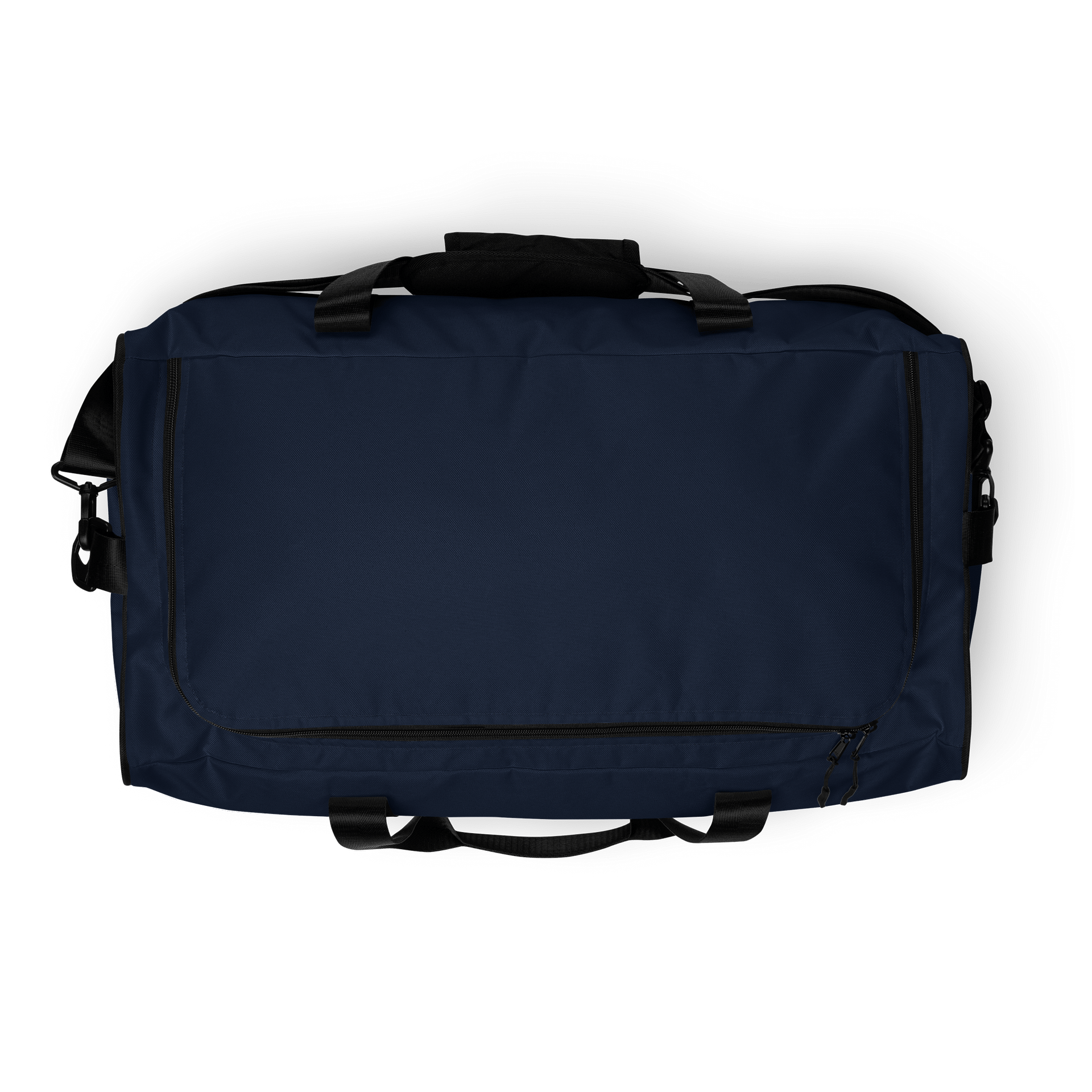 Navy Blue Solid Color Duffel Bag product image (8)