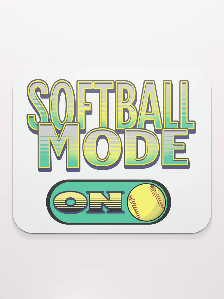 Softball Mode On Mouse Pad product image (1)