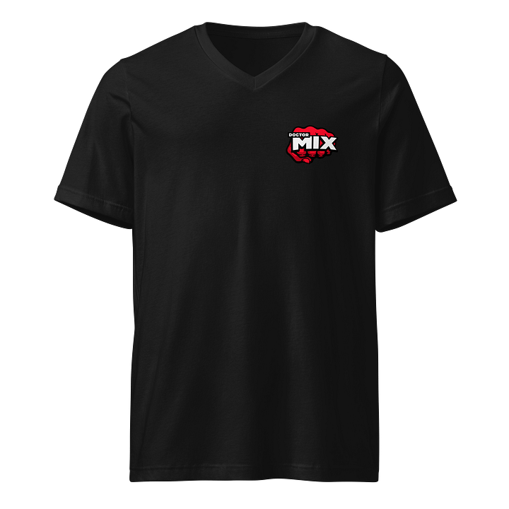 The Doctor Mix Black V Neck Logo Shirt product image (1)