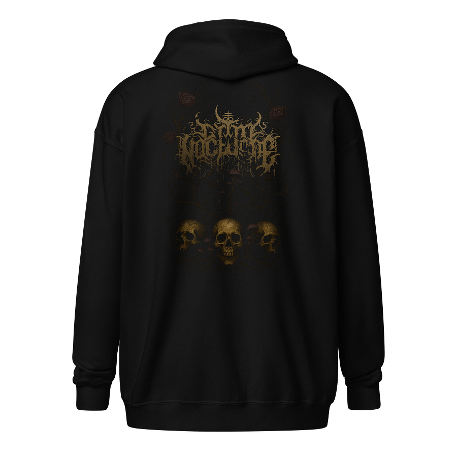 Skulls 'N Roses Zipper Hoodie product image (2)