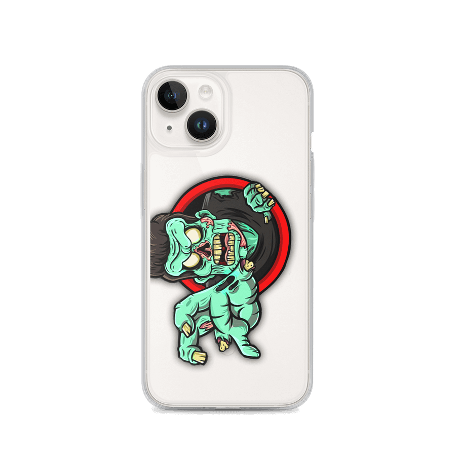 Glowing Zombie iPhone® MagSafe® Clear Case product image (4)