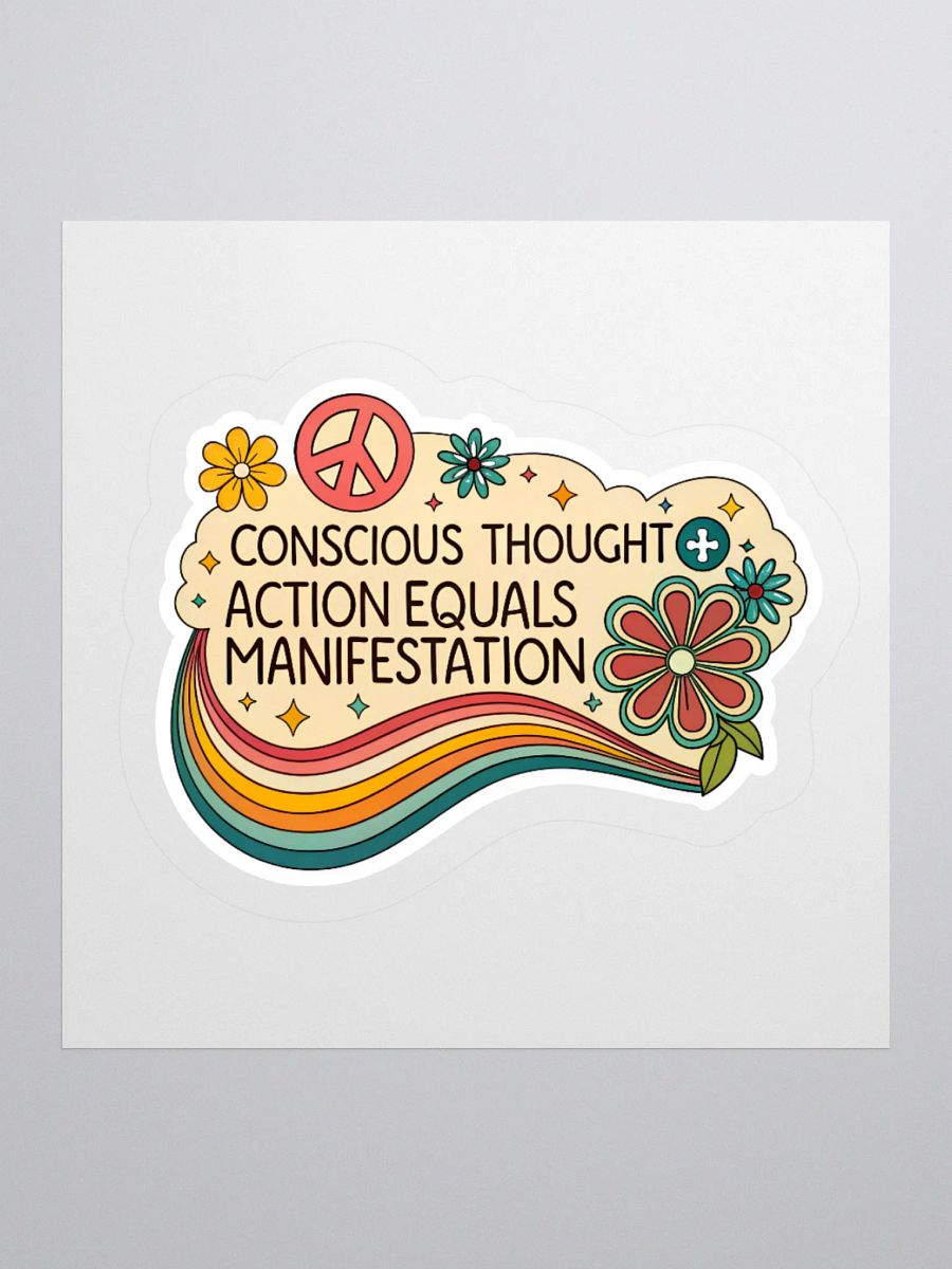 Conscious Manifestation Kiss Cut Stickers product image (2)