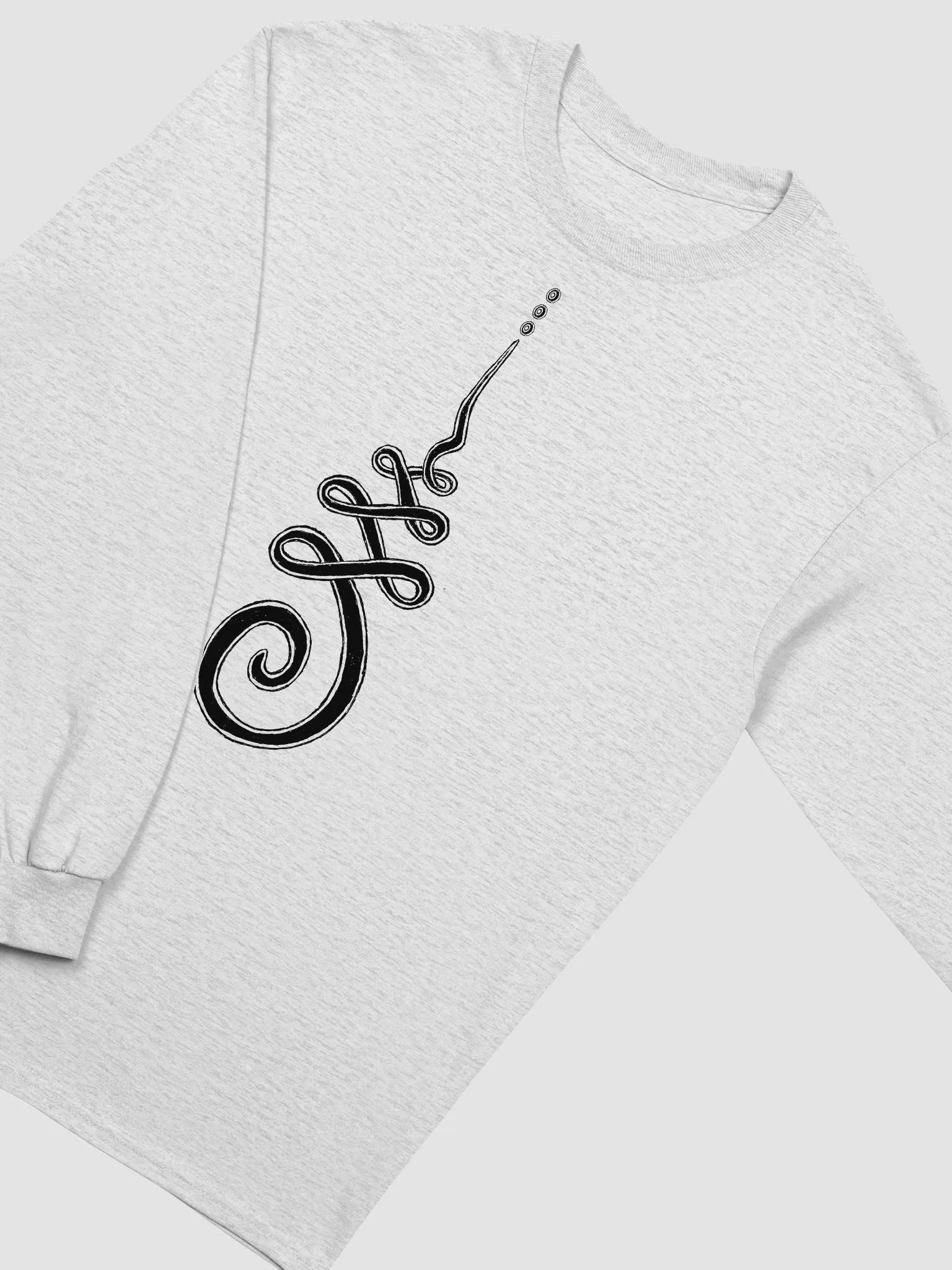 Stay on the Path Long-sleeve T-shirt - black print product image (16)