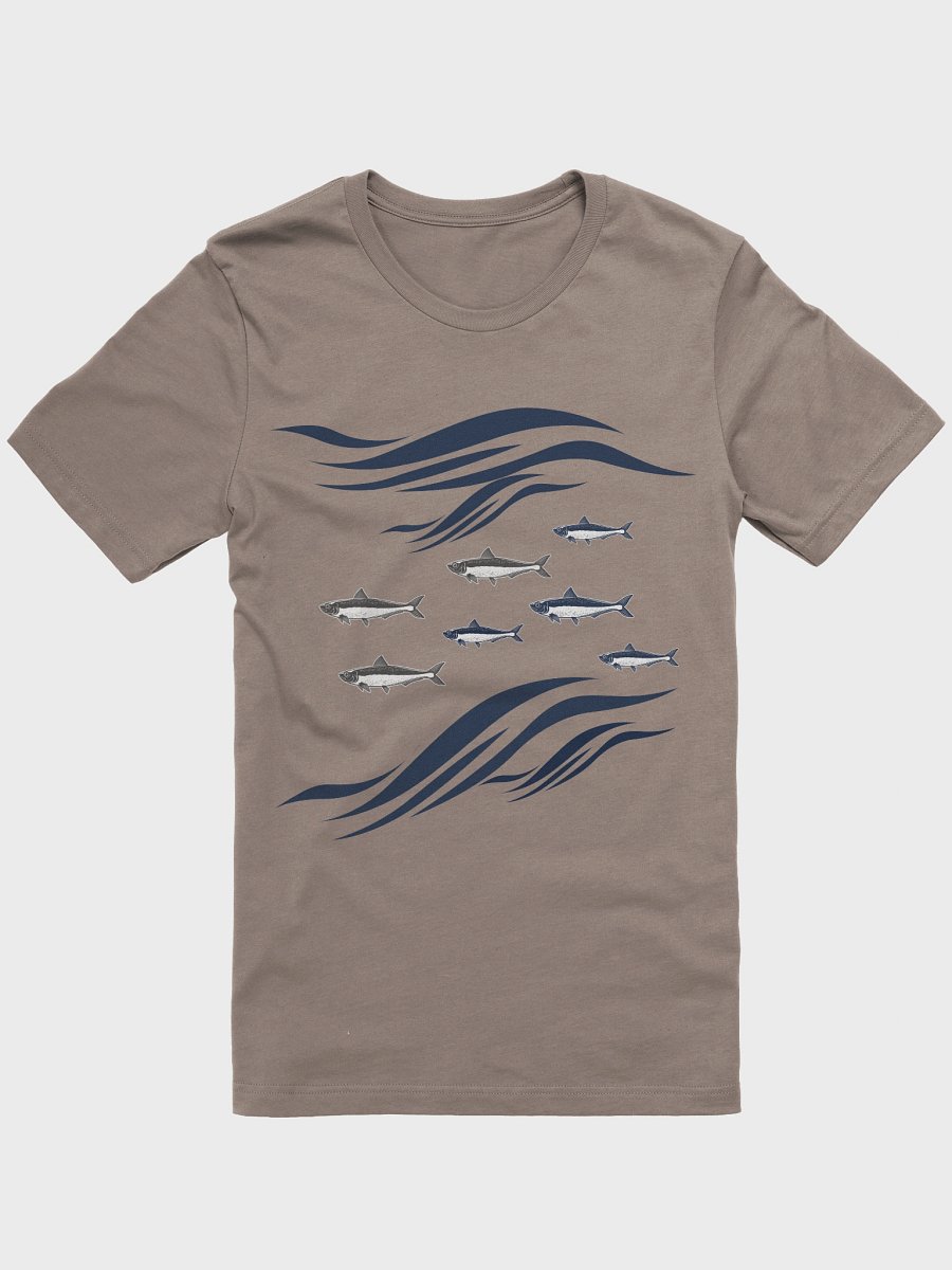 Sardines In Waves Supersoft Lightweight T-Shirt product image (1)
