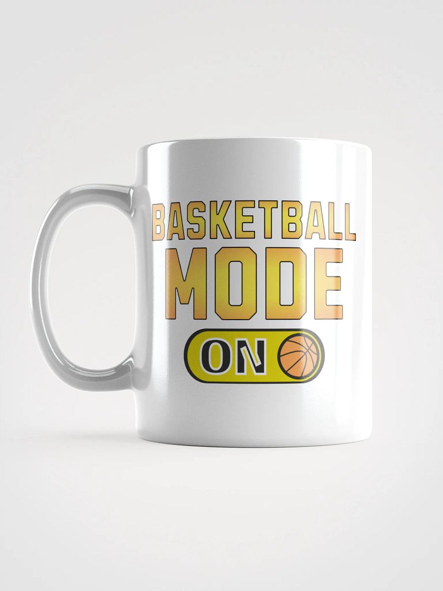 Basketball Mode On - White Glossy Mug product image (1)