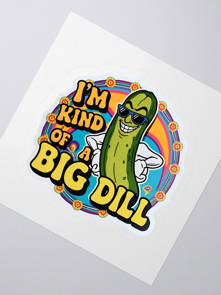 Big Dill Pickle Kiss Cut Sticker product image (5)