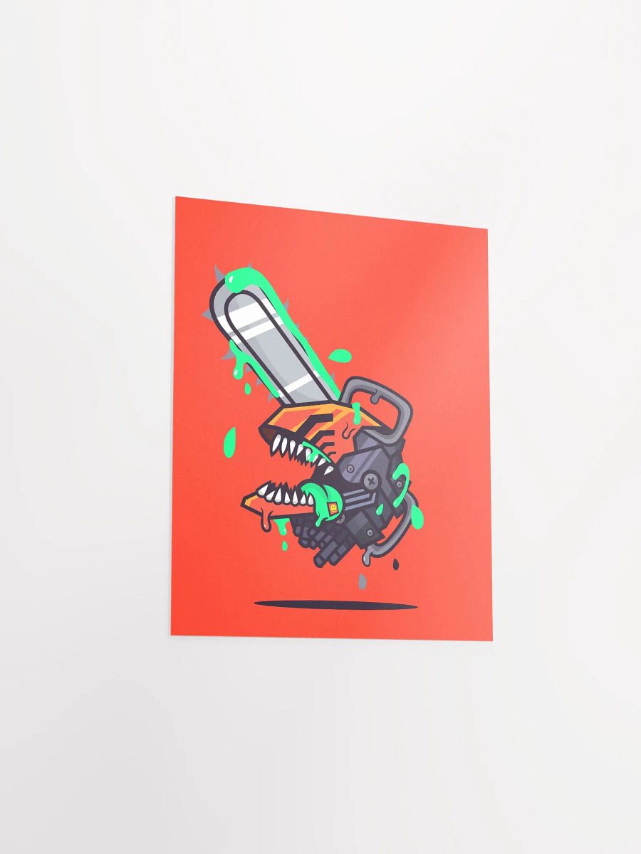 Trippy Chainsaw Poster Print product image (15)
